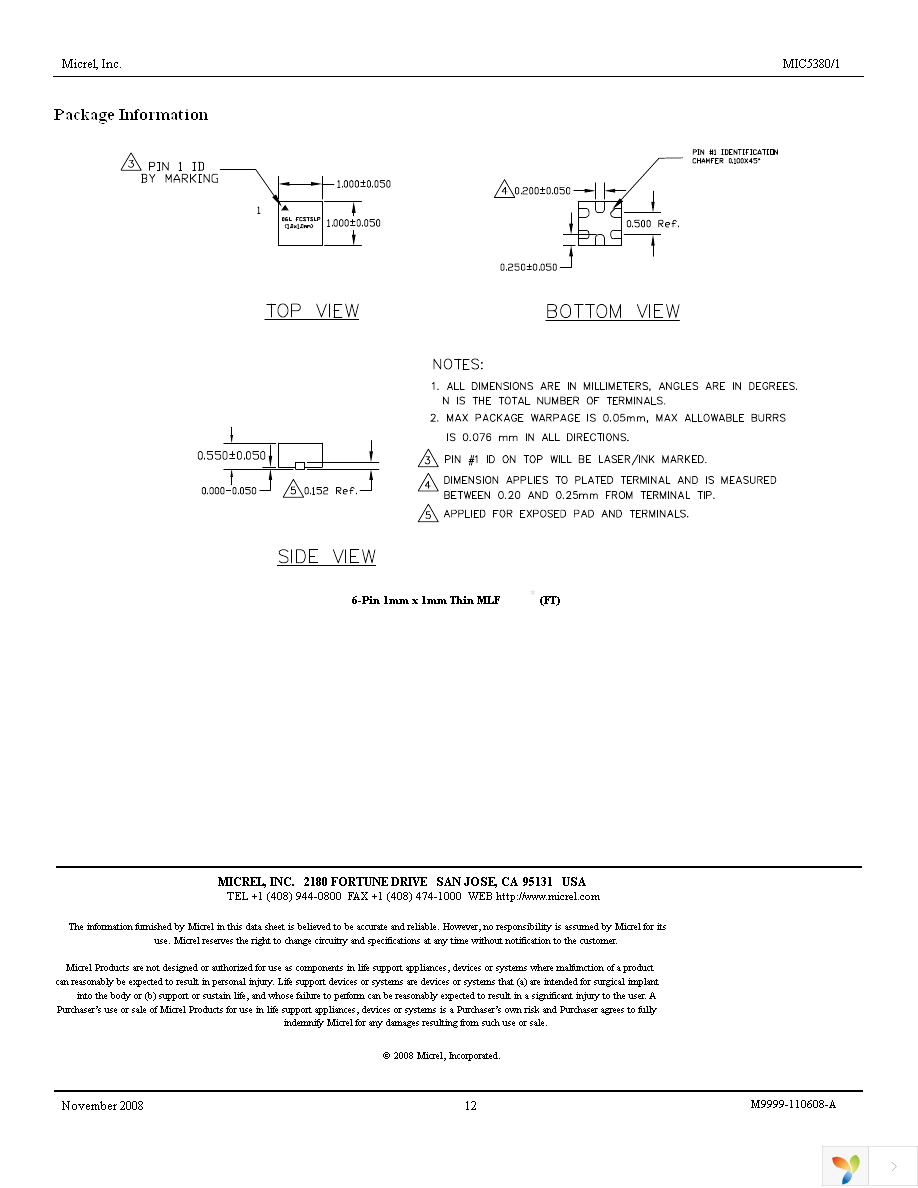 MIC5381-M4YFT TR Page 12